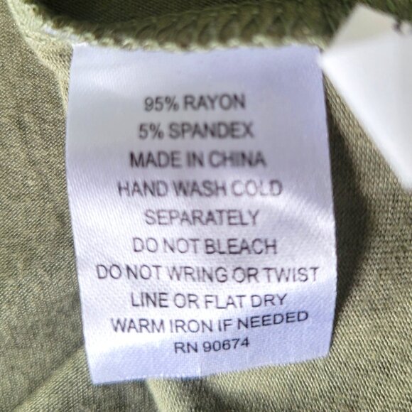 Flowy Boston Proper in Olive Green - Picture 6 of 8